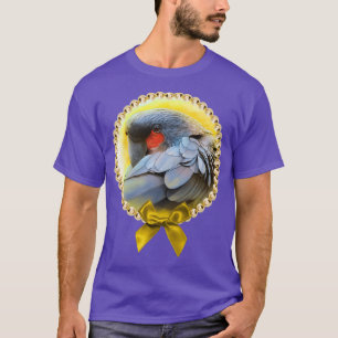 Black Palm Cockatoo realistic painting T-Shirt
