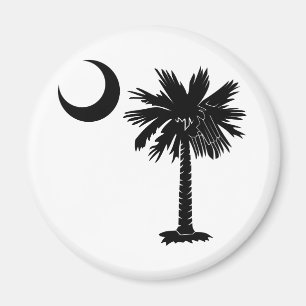 Black Palmetto Magnet