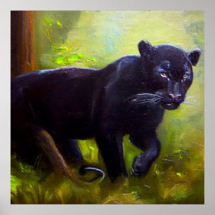 Black Panther (10) Wild Cat Poster