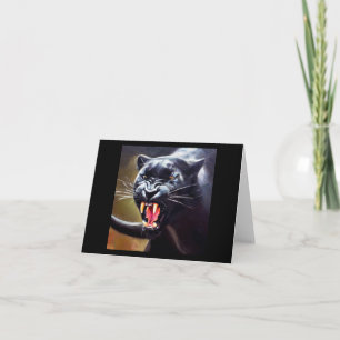Black Panther (12) Wild Cat  Card