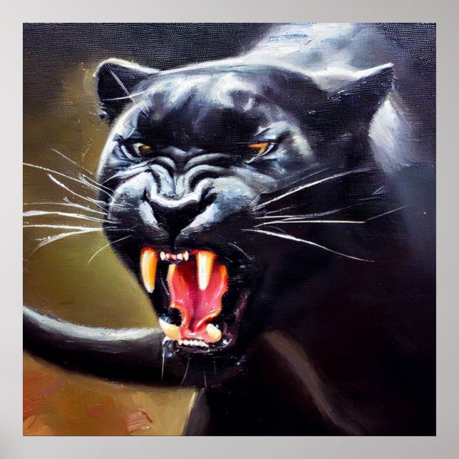 Black Panther (12) Wild Cat  Poster (Front)