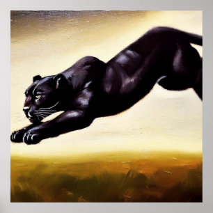 Black Panther (1) Wild Cat Poster