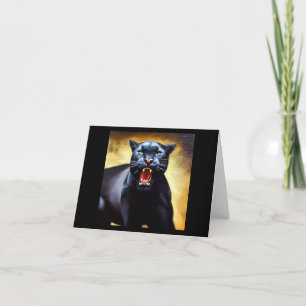 Black Panther (3) Wild Cat Card
