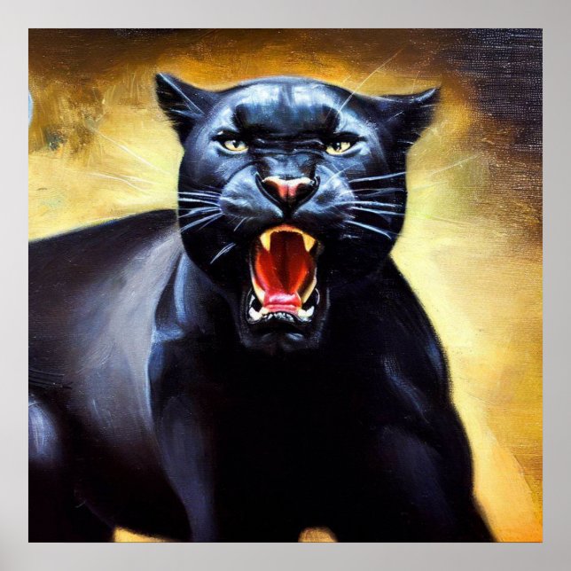 Black Panther (3) Wild Cat  Poster (Front)