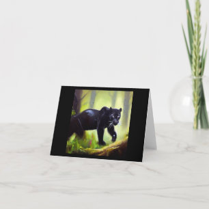 Black Panther (4) Wild Cat  Card