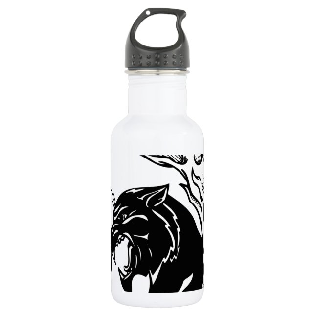 Black Panther 532 Ml Water Bottle (Front)