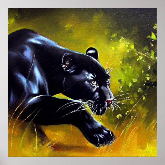 Black Panther (5) Wild Cat Poster (Front)