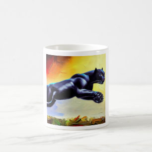 Black Panther (6) Wild Cat Coffee Mug