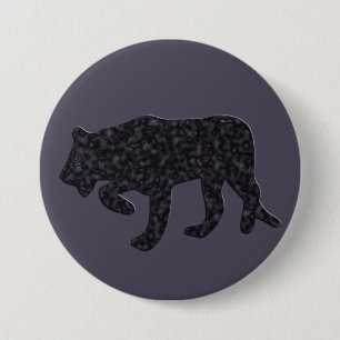 Black Panther 7.5 Cm Round Badge