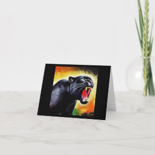 Black Panther (7) Wild Cat  Card