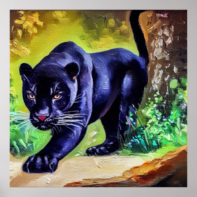 Black Panther (8) Wild Cat  Poster (Front)