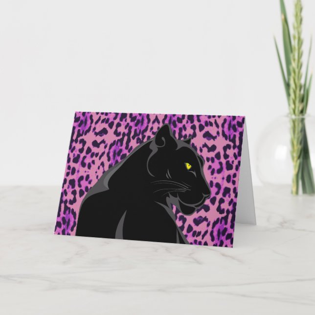 BLACK PANTHER ART CARD BLANK INSIDE (Front)