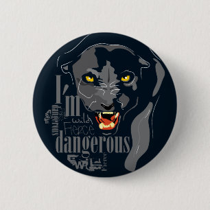 Black panther button