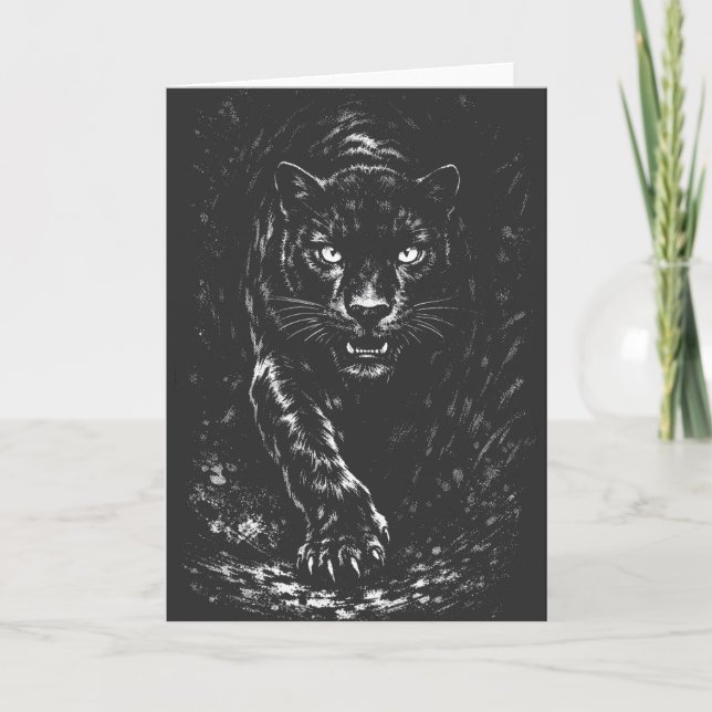 Black Panther — by BurnsInHell Card (Front)