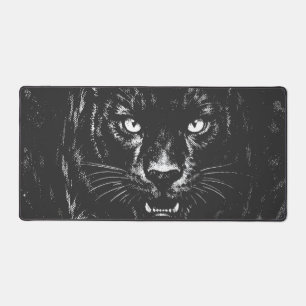 Black Panther — by BurnsInHell Desk Mat