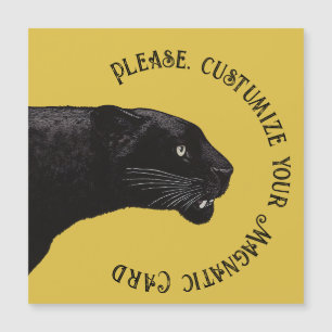 Black Panther by Toshi Yoshida Magnatic Card