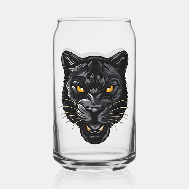 Black Panther Can Glass (Front)