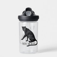 Black Panther Cat Leopard Personalised 
