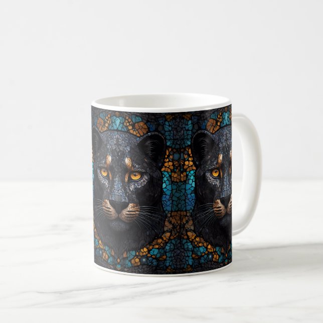 Black Panther Coffee Mug (Front Right)