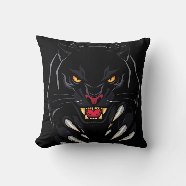 Black panther cushion (Front)