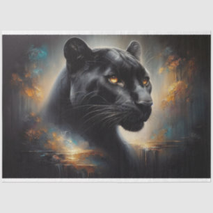 Black Panther Decoupage Tissue Paper