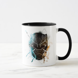 Black Panther | Dual Panthers Street Art Mug