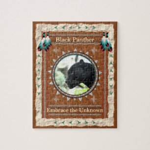 Black Panther Energy Embrace the Unknown Jigsaw Puzzle