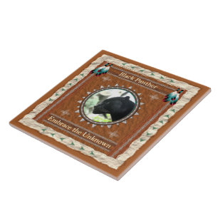 Black Panther Energy Embrace the Unknown Tile