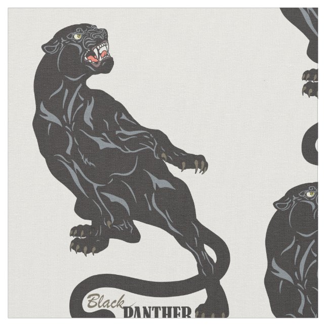 black panther fabric (Close Up)