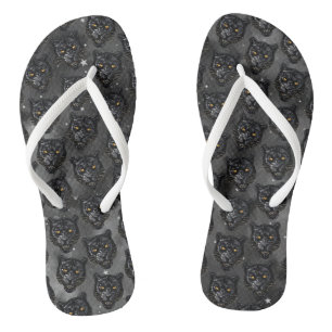 Black Panther Flip Flops