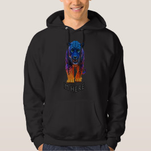 Black Panther Graphic "I'm Here" T-Shirt Hoodie