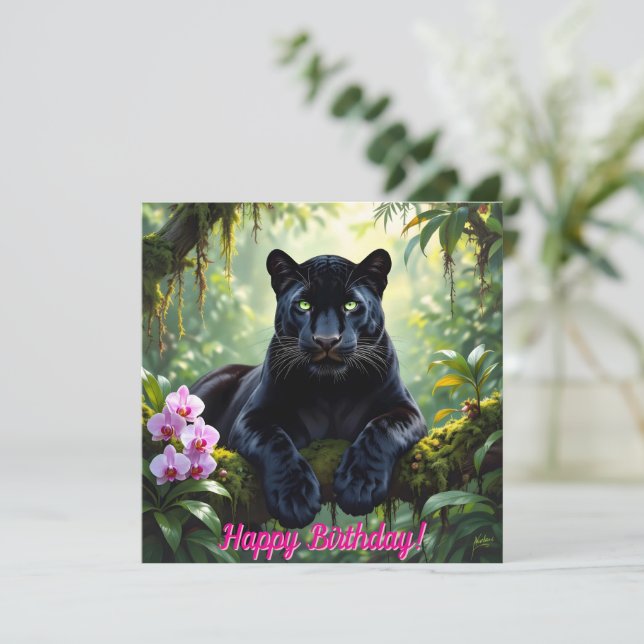 Black Panther in the Jungle (Standing Front)