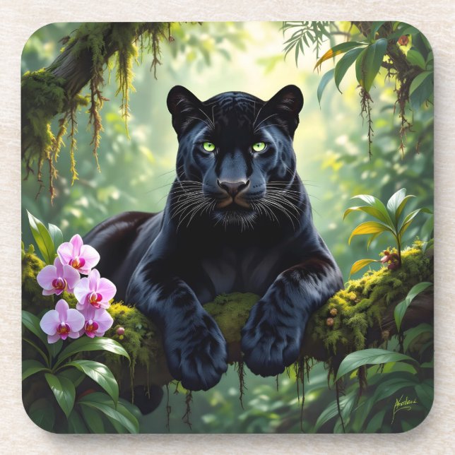 Black Panther in the Jungle Coaster (Front)