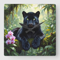 Black Panther in the Jungle