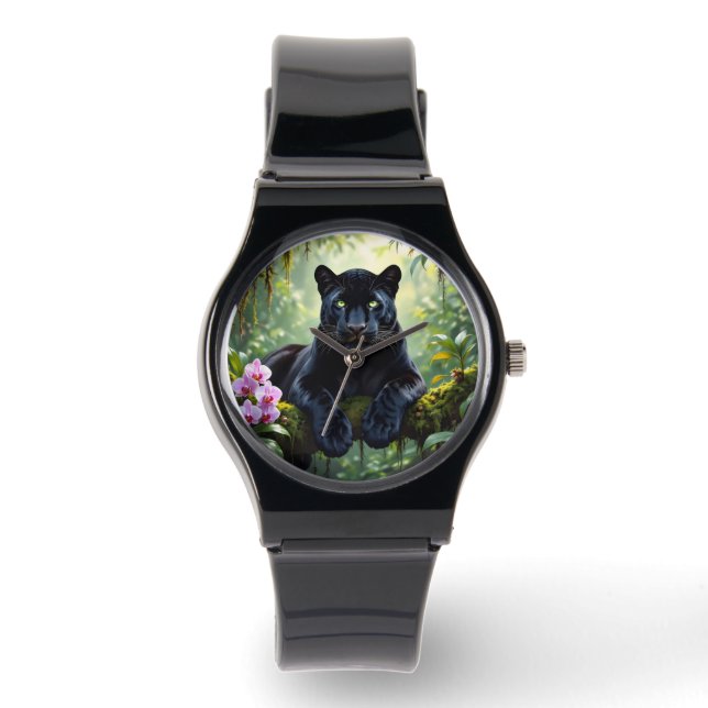 Black Panther in the Jungle Watch (Front)