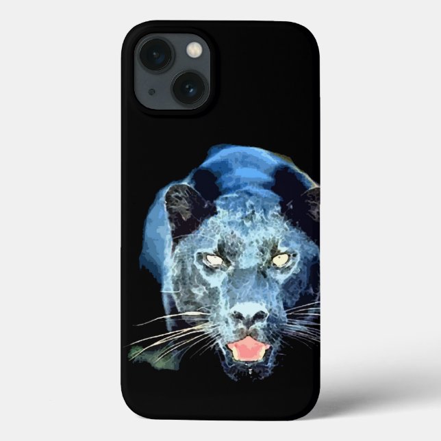 Black Panther Jaguar Eyes Case-Mate iPhone Case (Back)