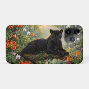 Black Panther Kenya Jungle Flowers Waterfall iPhone 11 Pro Case
