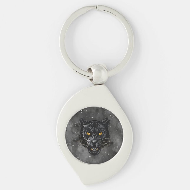 Black Panther Key Ring (Front)