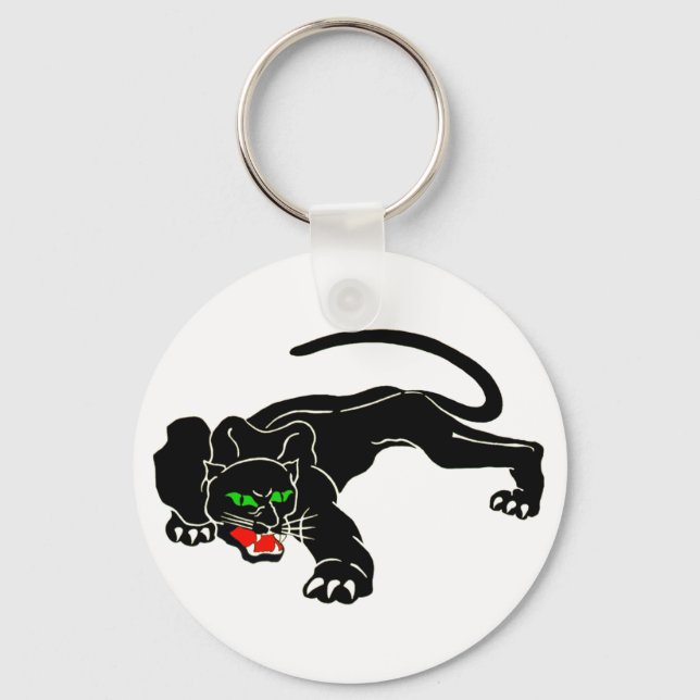 Black Panther - Large CAT Key Ring (Front)