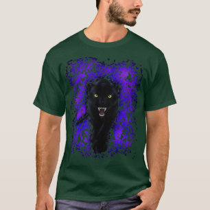 Black Panther Leopard Animal Print Women Men Kids  T-Shirt