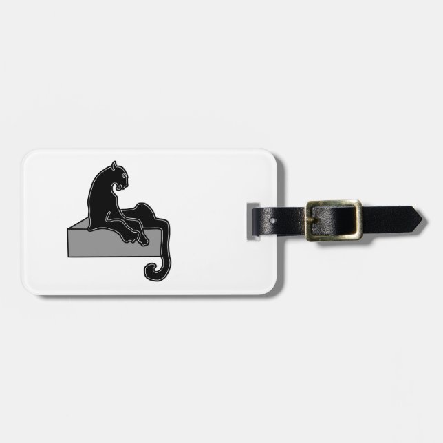 black Panther Luggage Tag (Front Horizontal)