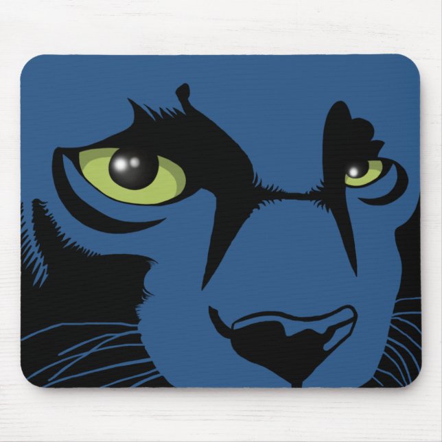 Black Panther Mouse Mat (Front)