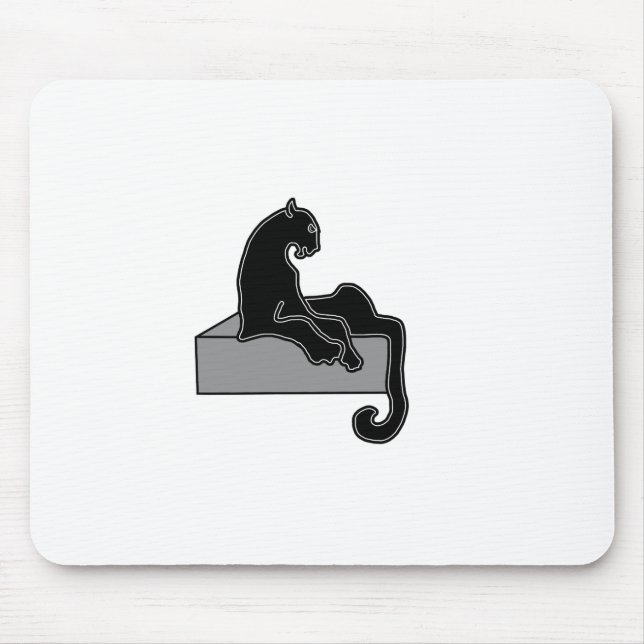 black Panther Mouse Mat (Front)