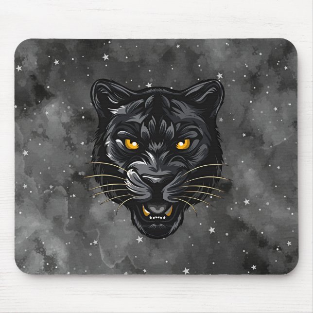 Black Panther Mouse Mat (Front)