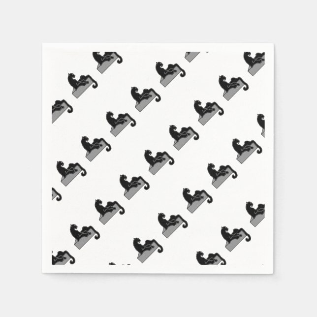 black Panther Napkin (Front)