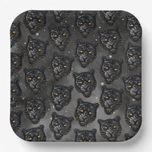 Black Panther Paper Plate