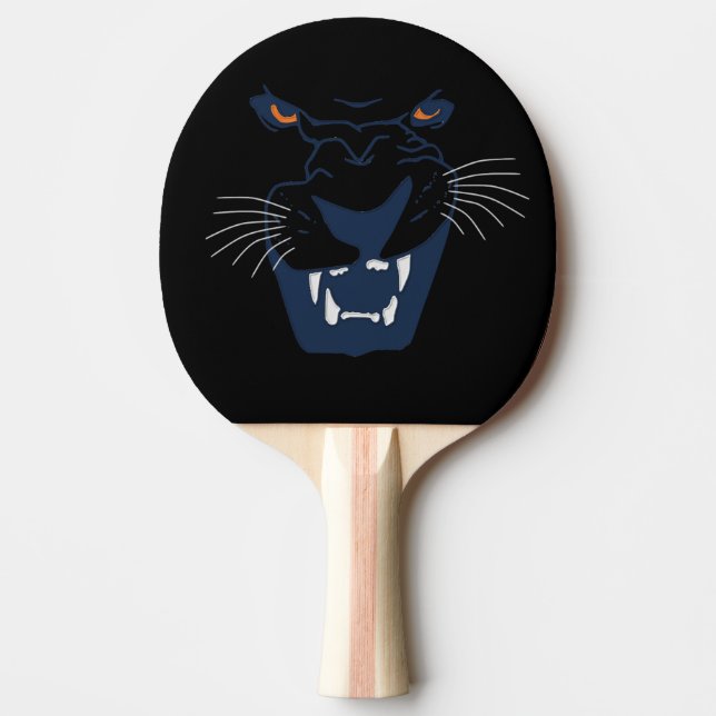 Black Panther Ping Pong Paddle (Front)