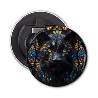 Black Panther Portrait  Bottle Opener