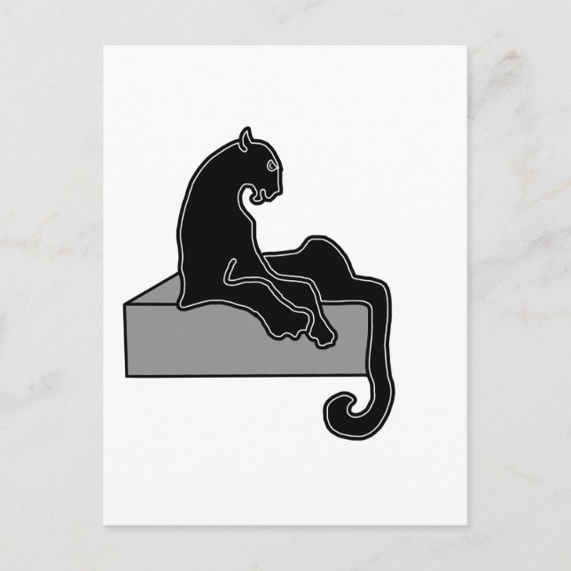 black Panther Postcard (Front)