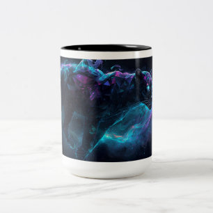 Black panther psychedelic mug